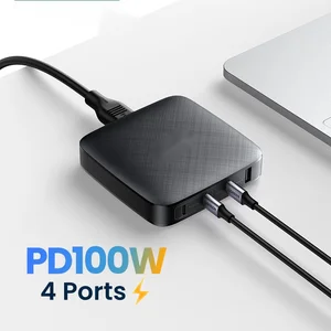Ugreen pd charger 100w usb type c pd fast charger with quick charge 4. 0 3. 0 usb phone charger for macbook laptop smartphone 1 charger Item image