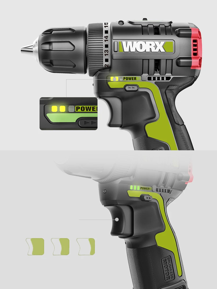 Шуруповерт ударный WORX WU132 2 в 1 12 В |