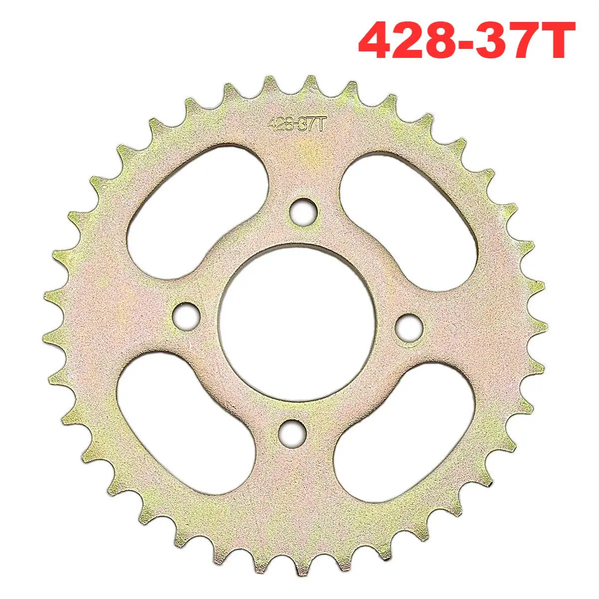 

Зубчатая шестерня для внедорожника 428 37t, зуб 48 мм, Задняя звездочка цепи для питбайка 110-150cc, каратинга, квадроцикла, четырехколесного внедор...