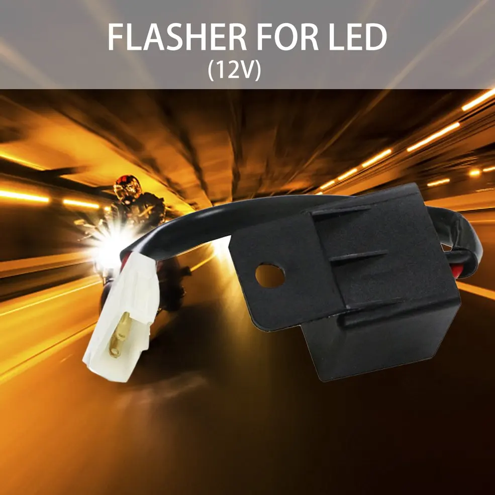 12V 2 контактный мотоцикл электронный светодиодный проблесковый маячок реле 150W