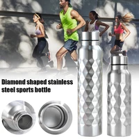 1000ml water bottle stainless steel large capacity sports bottle leak proof sports flask for fitness gym camping hiking