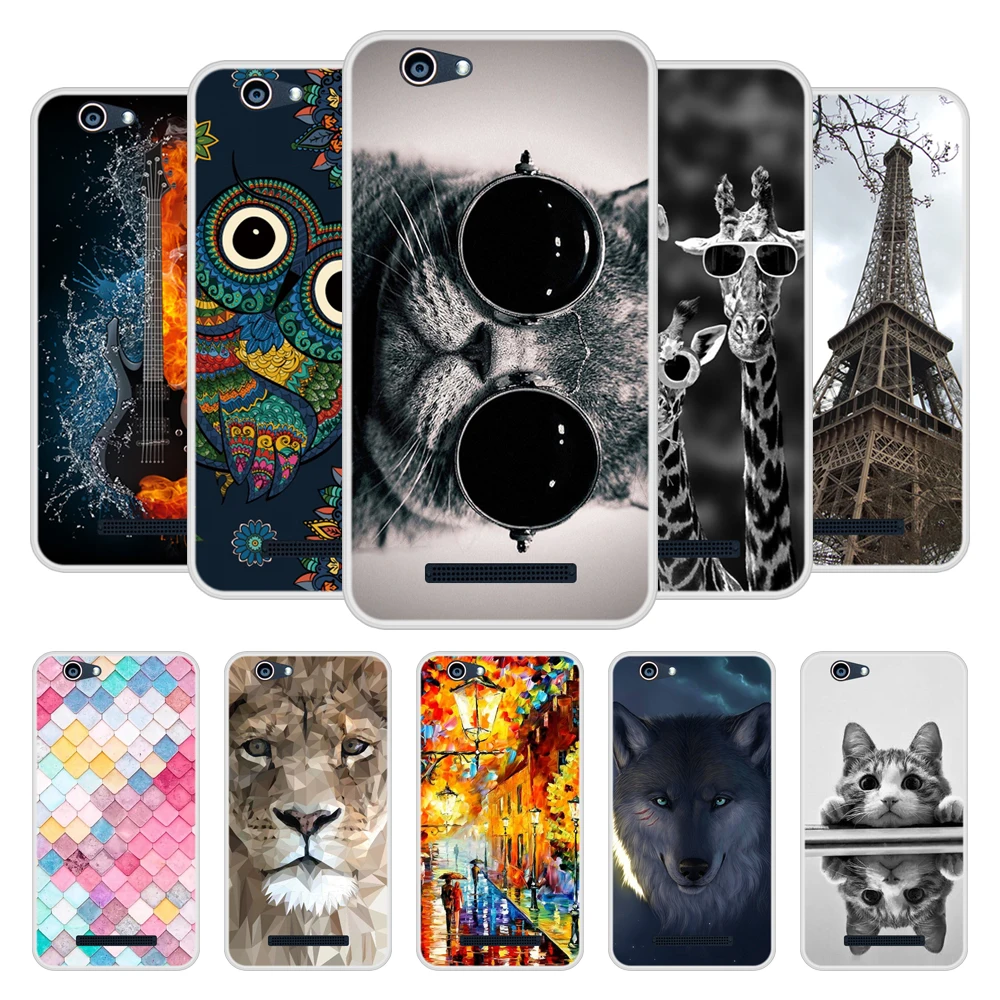 Чехол для телефона Wileyfox Spark Мягкий силиконовый чехол из ТПУ с шикарным рисунком в