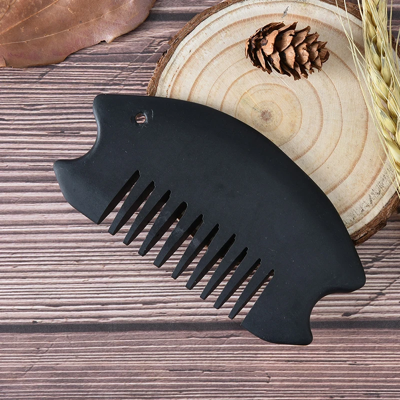 

1 шт. черный натуральный Бянь, каменный массажер, гуаша, доска для здоровья, гребень для массажа тела