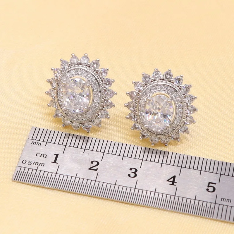 Женский ювелирный комплект колье подвеска серьги кольцо браслет | Украшения и