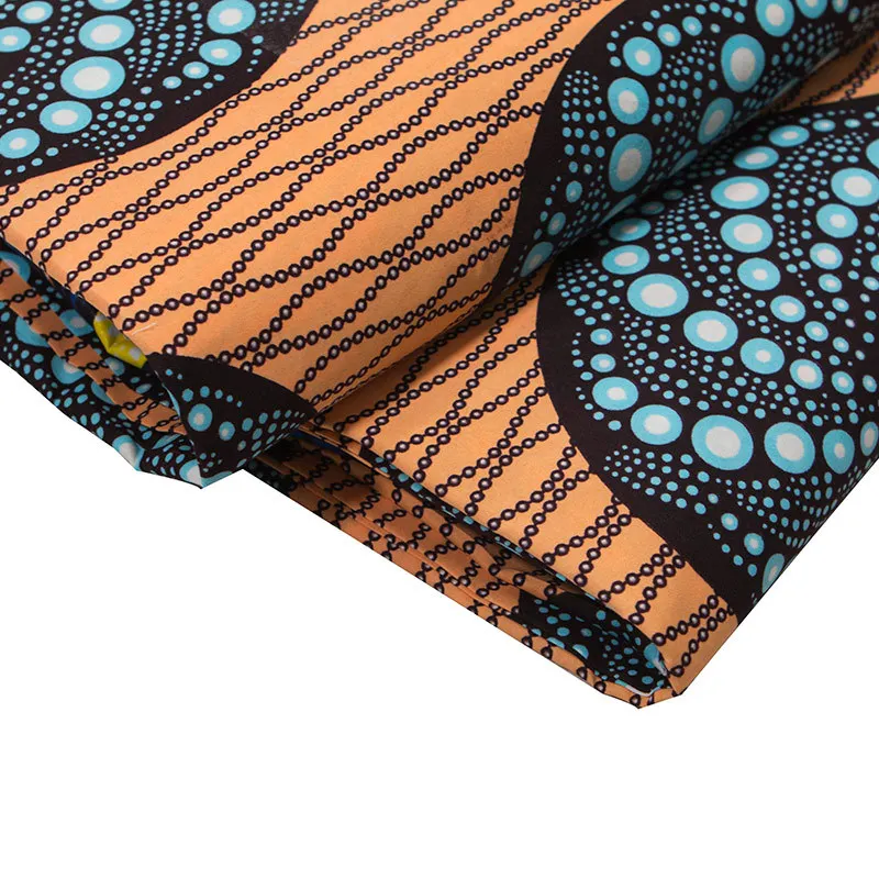 Африканский Анкара батик с принтами ткань реальные воск для шитья Материал 100%