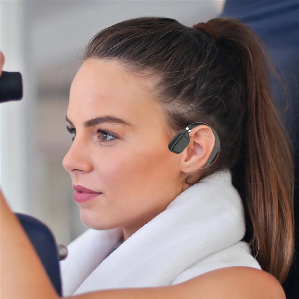 MD04 TWS Wireless Bluetooth 5.0 Bone Conduction Earphone Not In-Ear Earbuds Sports Headphone Elegant Design With Mic For Running |