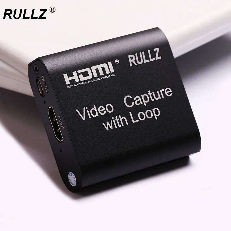 Карта видеозахвата Rullz 4K 1080P USB2.0 USB 2 0 HDMI для Xbox PS4 коробка записи игр ПК телефона на