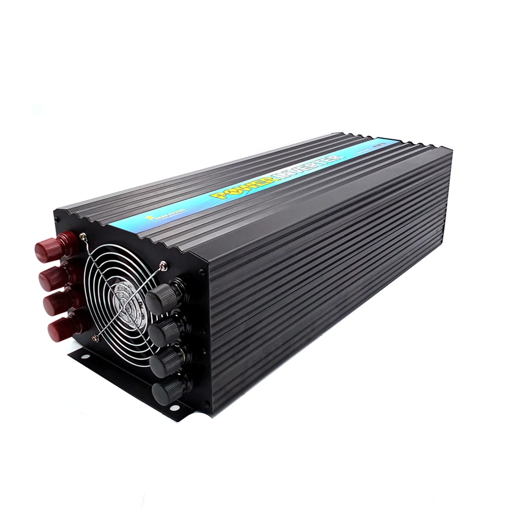 

CE&RoHS Approved, dc 12V 24V 48V to ac 100V 110V 120V 220V 230V 240V 6000w/6kw Pure Sine Wave Inverter