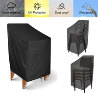 stacked chair dustproof cover storage bag outdoor garden seat furniture protector waterproof chair protection cover
