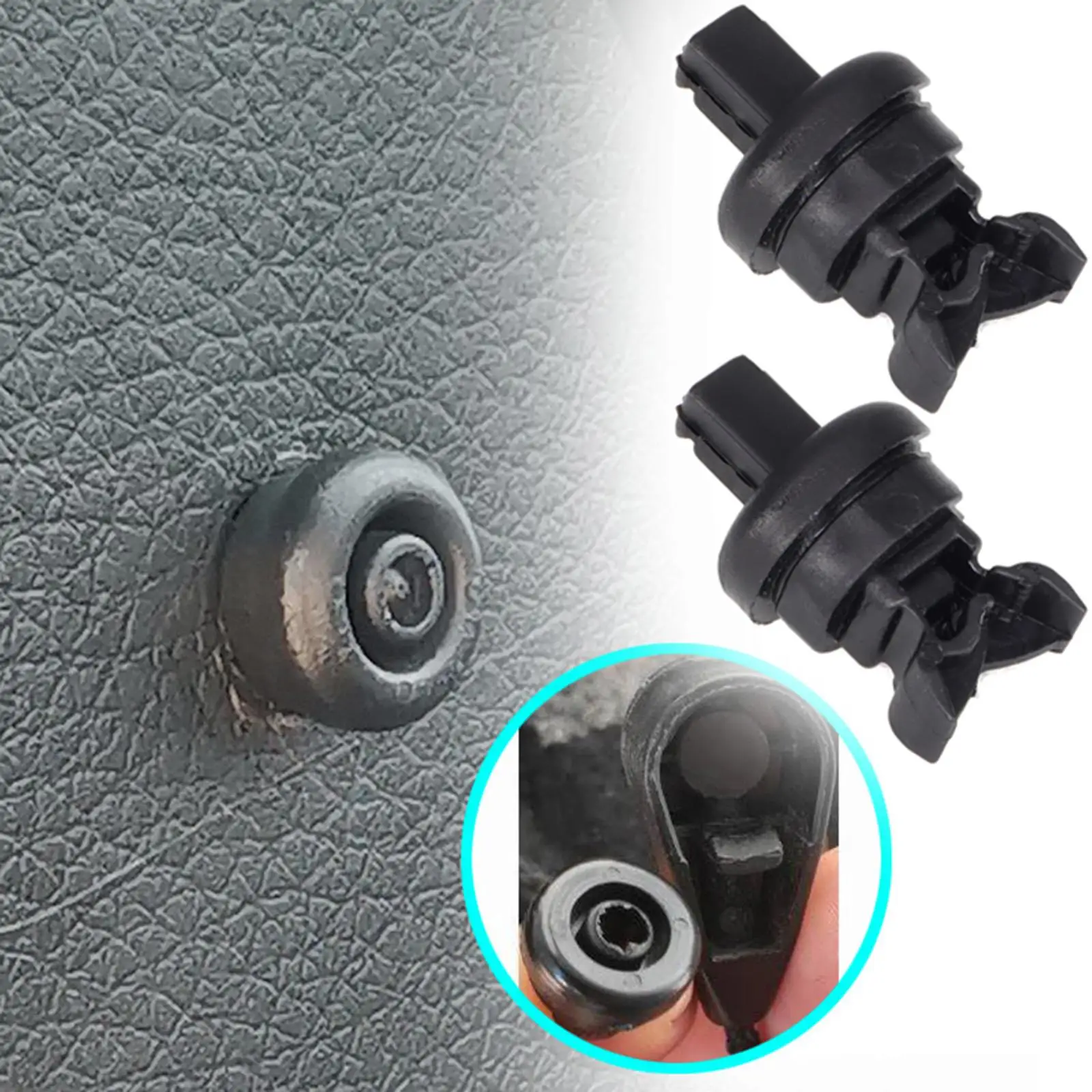 

2x For Citroen C4 B7 DS4 DS5 Parcel Shelf String Cord Hanger Clips Bracket Retainer Holder Pegs Pins 1606854680