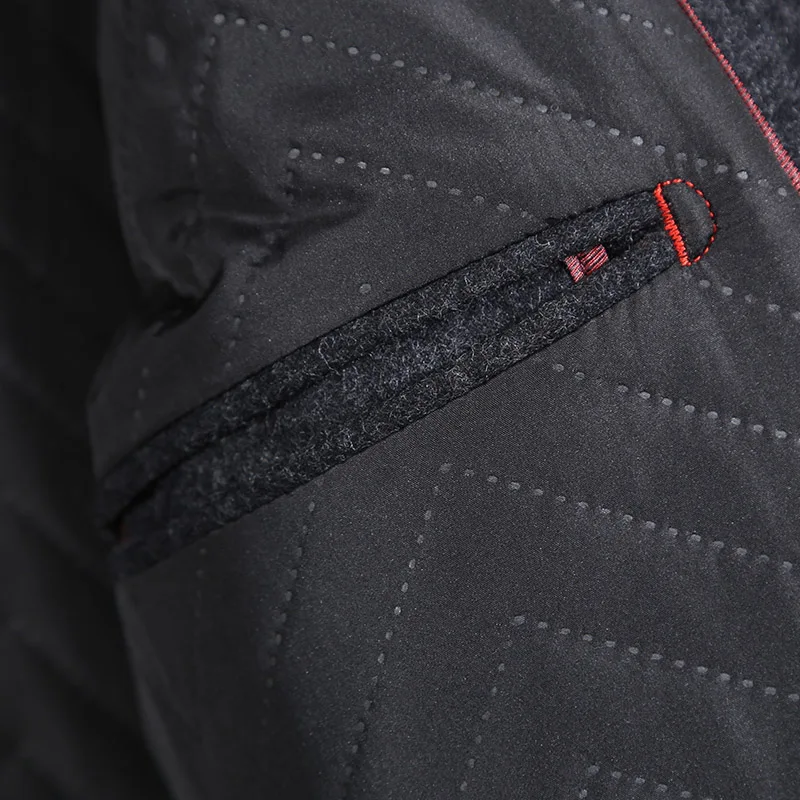 Новинка пальто большого размера модель 8XL 7XL мужское модное зимнее с защитой от
