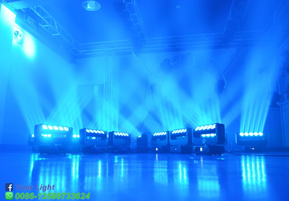 Новый светодиодный светильник с движущейся головкой 5x20 Вт RGBW 4 в 1 сценический CMY