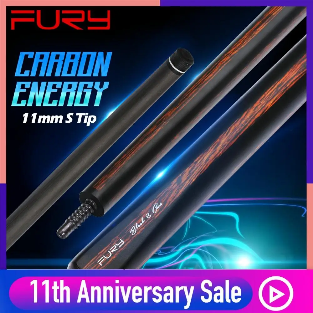 Оригинальный ярости CFC бассейн Cue11mm Камуи наконечник PAS углеродного волокна