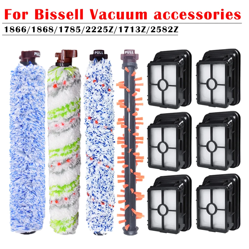 

HEPA Filter for Bissell Crosswave 1866 1868 1934 Vacuum Cleaner Accessories 1785 Multi-Surface Pet Brush 2036 Carpet Roll Brush