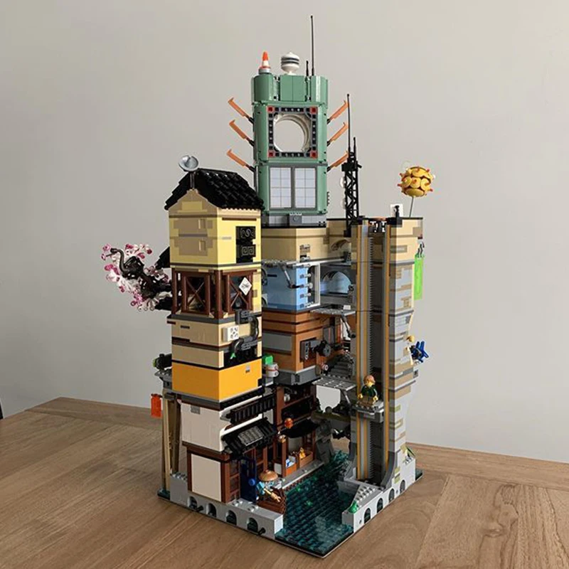 06066 Ninjago City Masters of Spinjitzu строительные блоки кирпичи игрушки Совместимые 70620 подарки