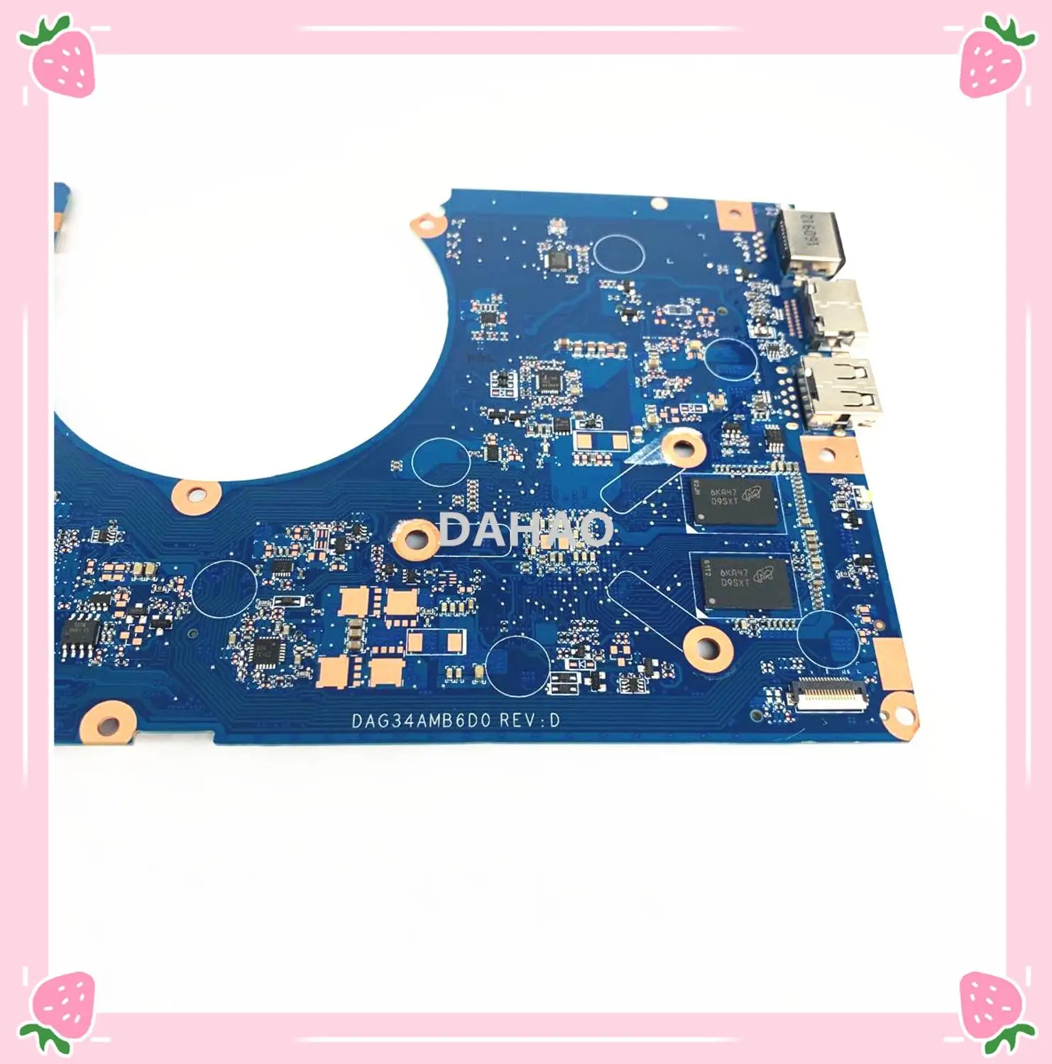 

856225-001 DAG34AMB6D0 FOR HP PAVILION 15-AU TPN-Q172 G34A Laptop Motherboard With i3 CPU GT940M 2GB GPU DDR4 100% fully tested