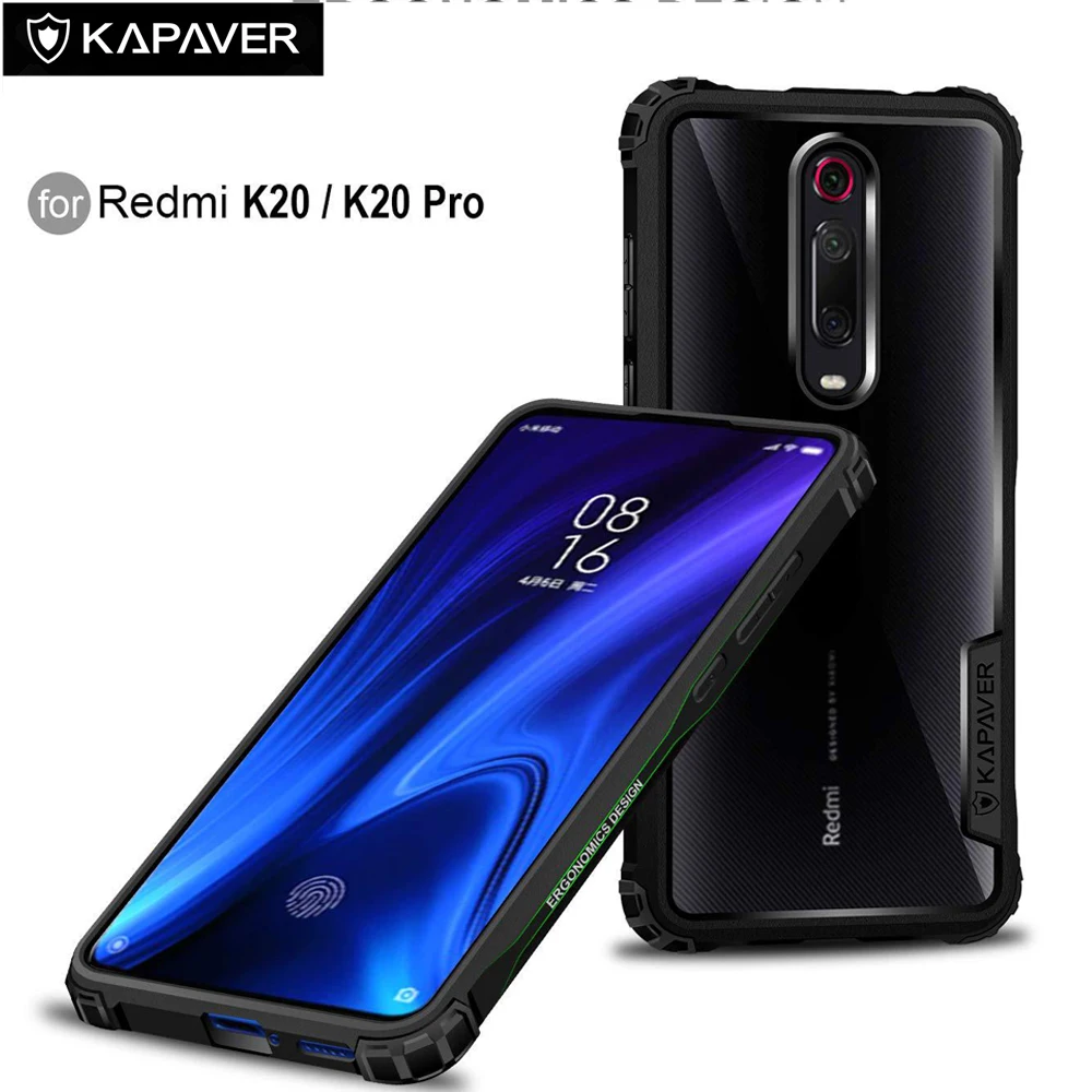 KAPAVER Transparent Phone Case for Xiaomi Redmi K20 / Pro Back TPU Bumper Resistant Protection Original Cover | Мобильные телефоны