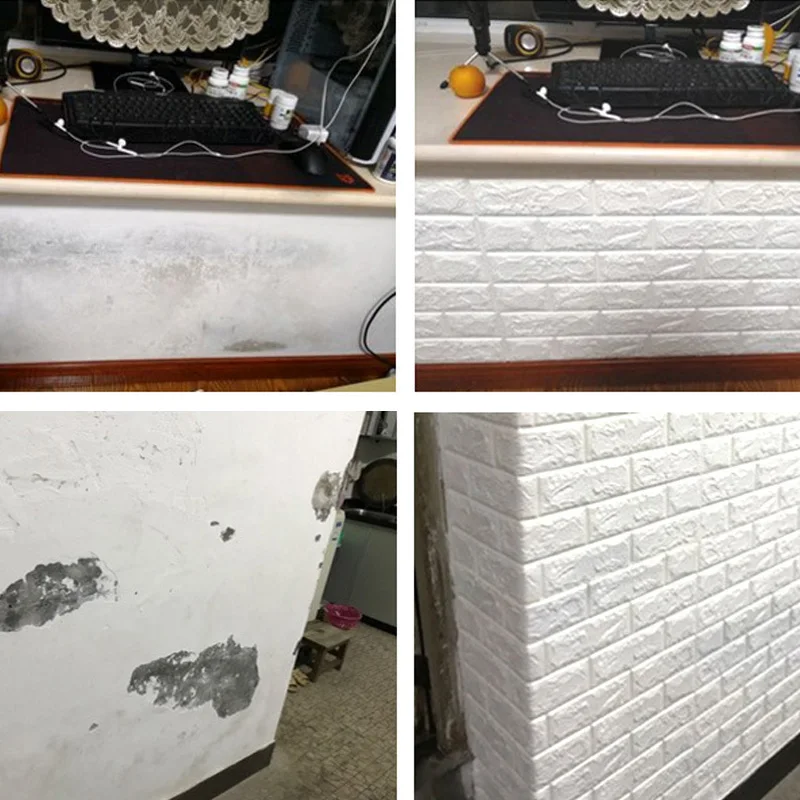 1 шт. 3D кирпичные ПЭ пены обои водонепроницаемые наклейки на стену 60*30 см панели