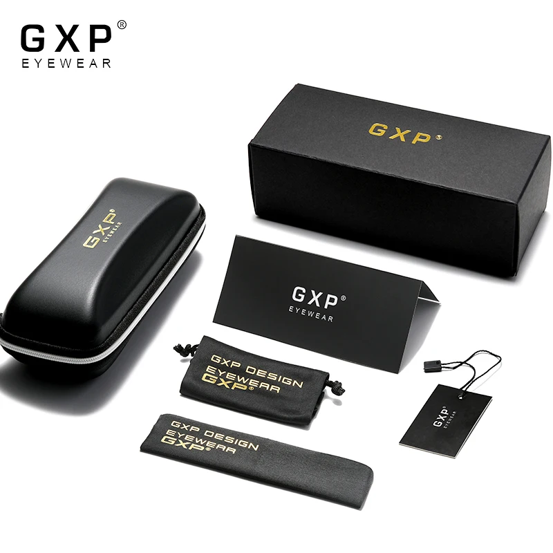 Женские солнцезащитные очки без оправы GXP синие градиентные линзы с защитой UV400 |