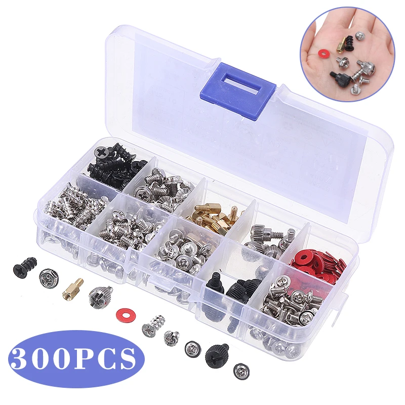 

Набор прочных винтовых опор для жесткого диска, 300 шт., высокое качество, чехол для ПК винты для вентилятора