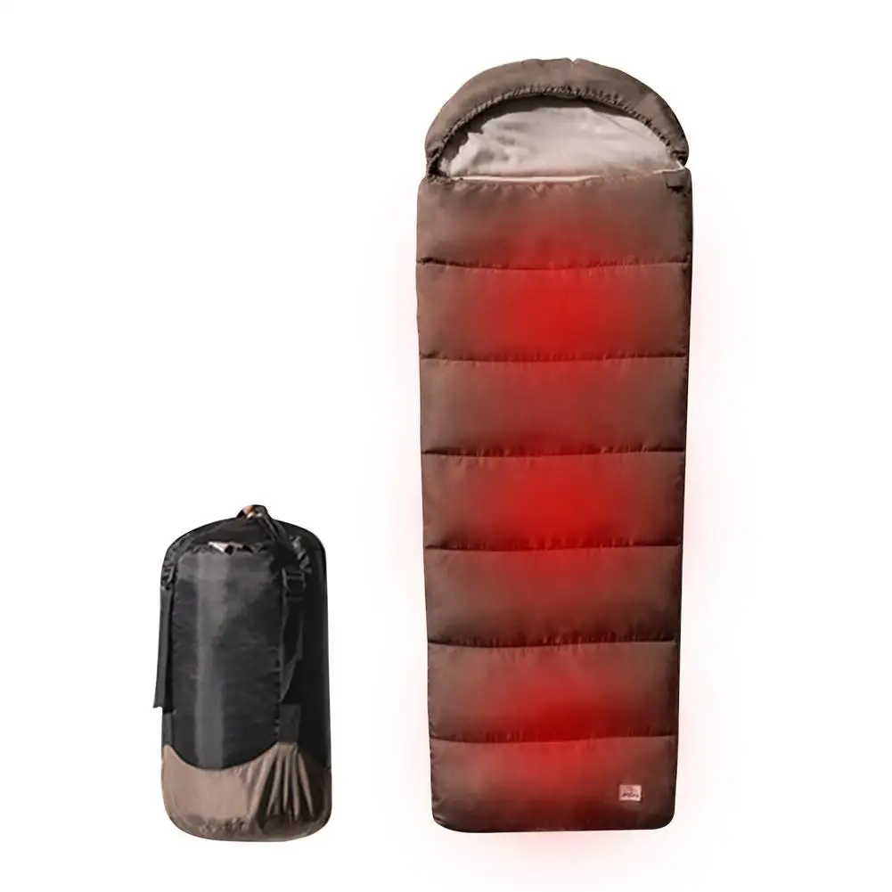 

Spring Autumn Camping Travel Warm Sleeping Bag Thermal Splicable Envelope Backpacking Sleeping Bags Pouch For Outdoor Hiking