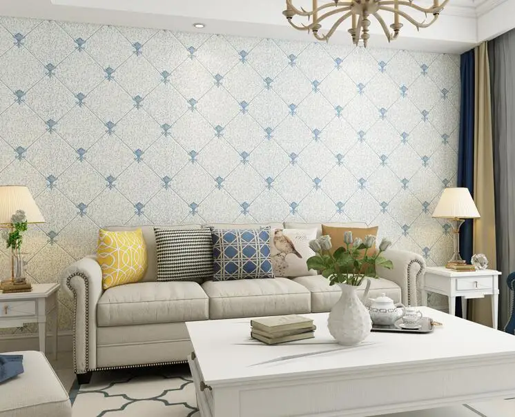 beibehang Modern minimalist plain fashion non-woven self-adhesive wallpaper bedroom living room TV background wall self-adhesive