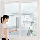 Сетка-занавеска для экрана от насекомых, москитная сетка для окон и дверей, защита для кухонного окна и дома