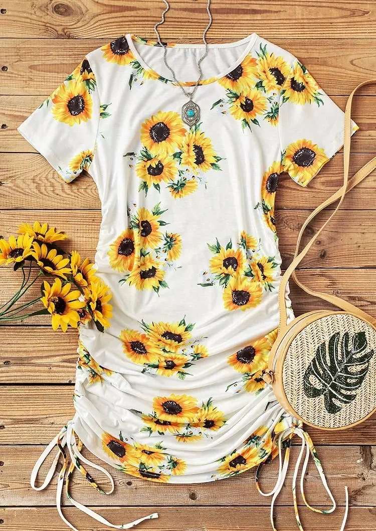 

Summer Party Basic Dresses Ladies Short sleeve Womens Solid Bodycon Stretch Mini Dress O Neck Casual Slim Pencil Short Vestido