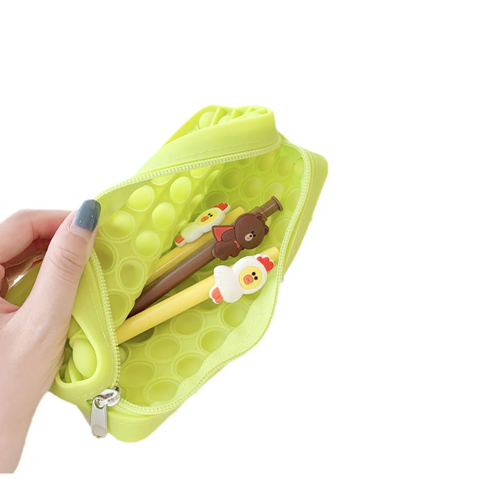 Pop Colorful Pencil Case Push Bubble Fidget Toys Squishy Stress Reliever Toys Antistress Storage Bag Anti-stress Fidget Toy Gift enlarge