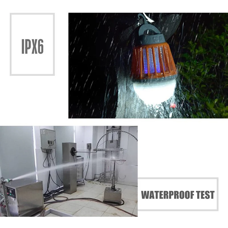 Хит продаж 2 в 1 фонарь для кемпинга палатки портативный IPX6 водонепроницаемый