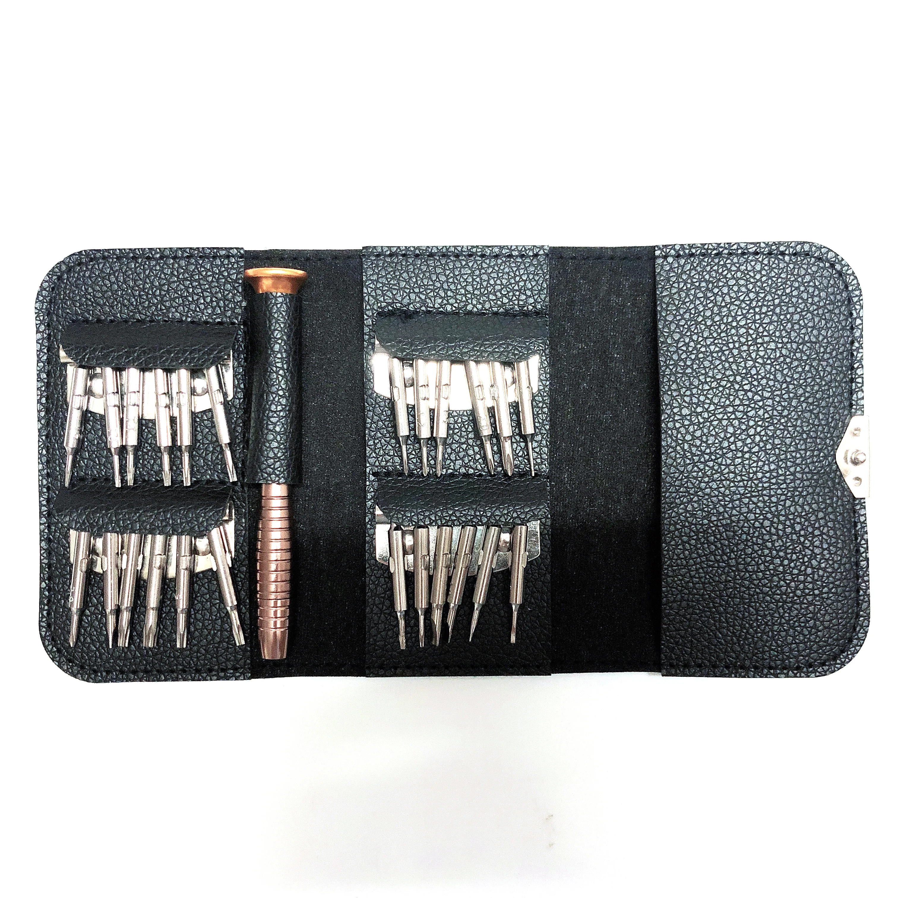 Кожаный чехол 25 в 1 отвертка Torx Набор инструментов для ремонта мобильных