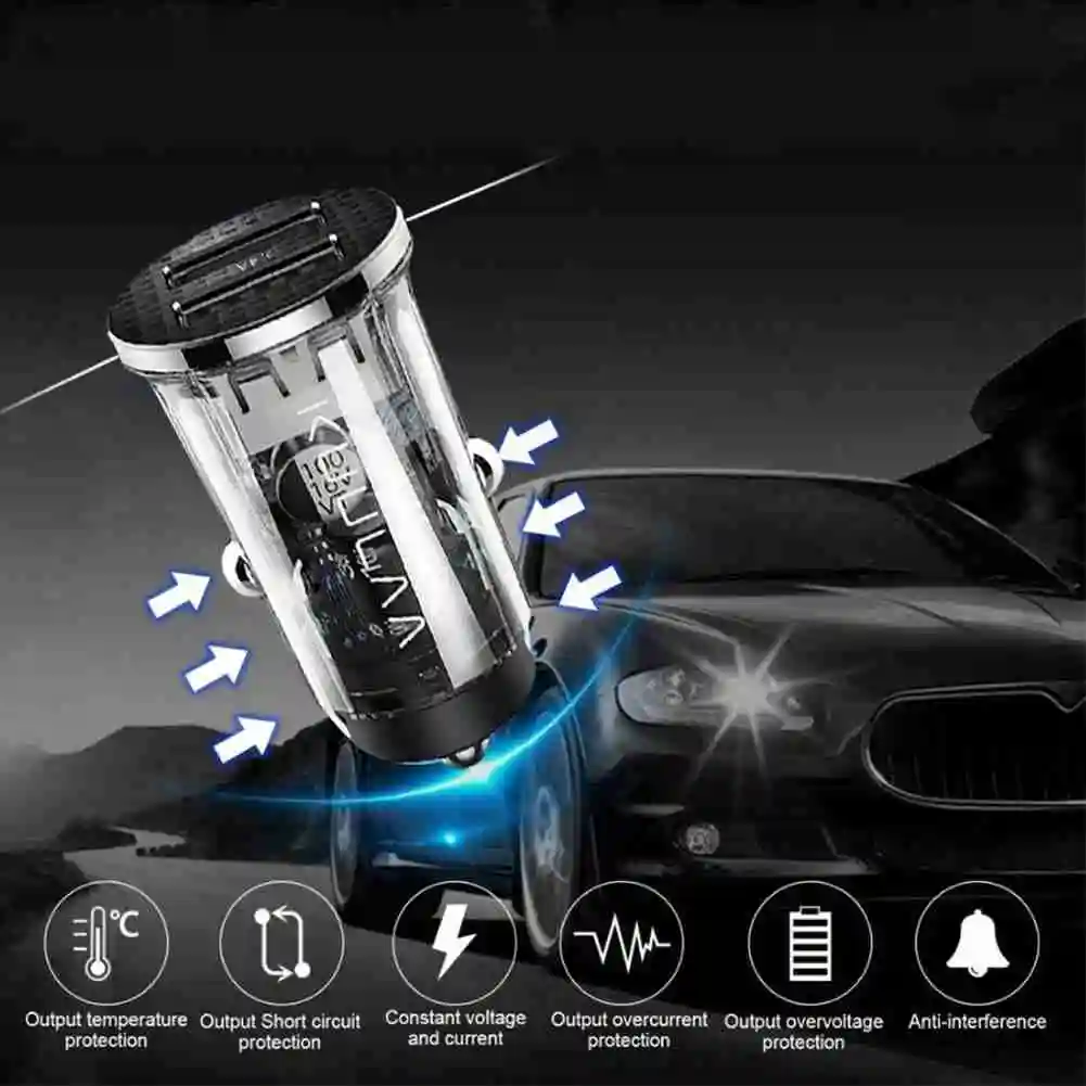 

USB Car Charger For IPhone, Huawei, Millet Phone Charging Adapter 48W Fast