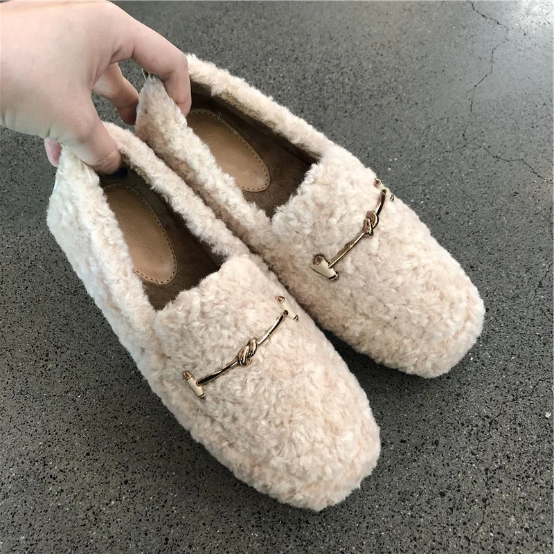 

Round Toe Womens Loafers Shoes Female Footwear Casual Sneaker Slip-on Modis New Dress Slip On Moccasin 2021 Flock Rubber Lace-Up