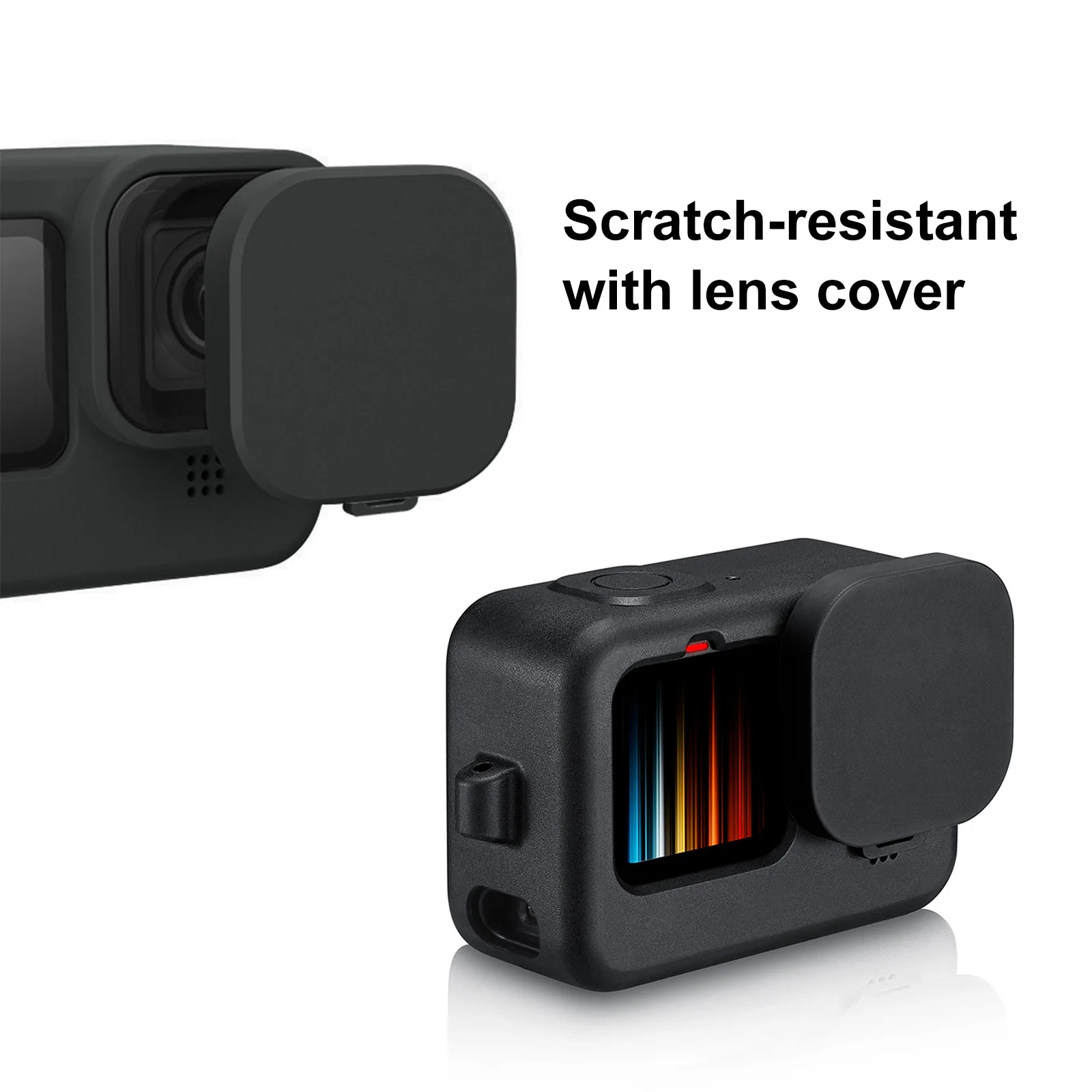 Silicone Housing Case Lens Cap Cover Battery Side Lid for Gopro Hero10 9 Black Action Camera Accessories Kit Go Pro 10 | Электроника