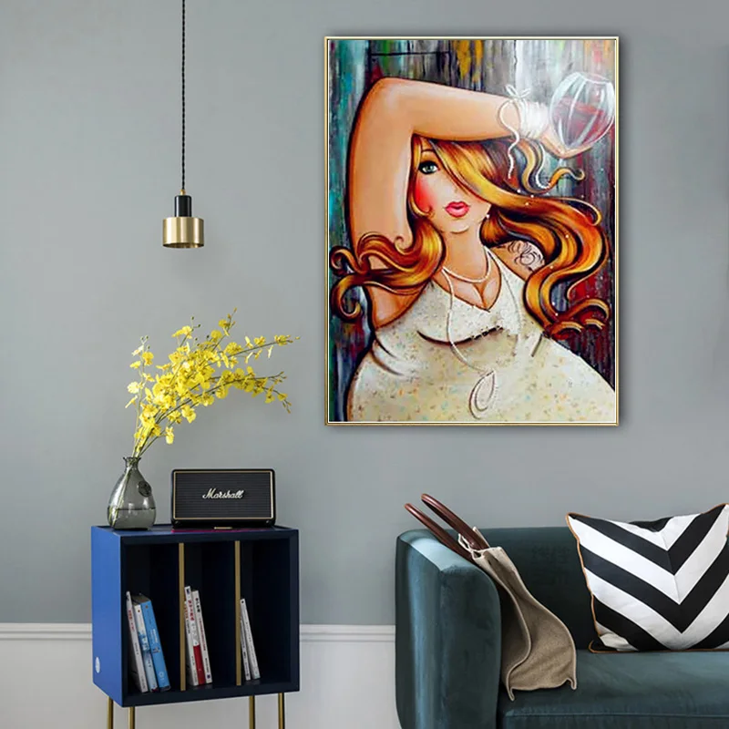 

5D Diy Diamond Painting Home Room Characters Art Cross Stitch Full Drill Scenery Embroidery Cute Handmade Wall Decor Gift
