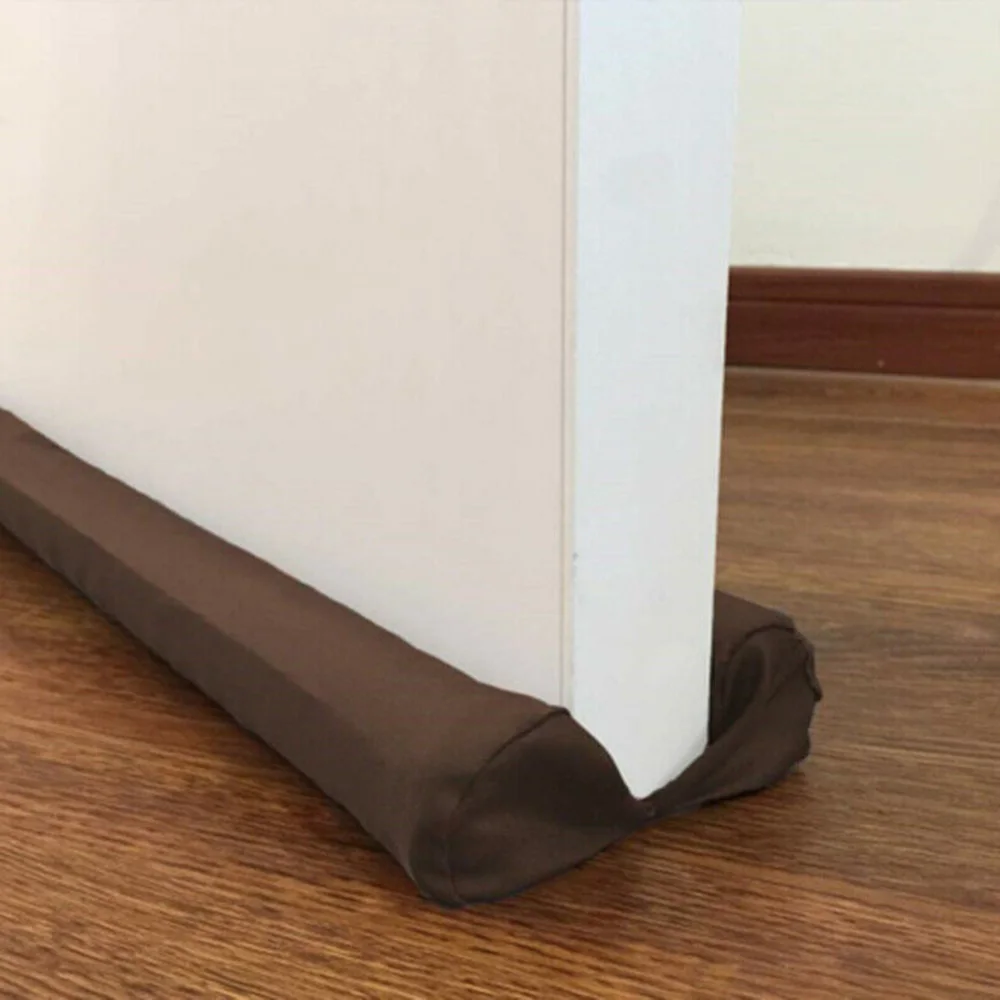 

Flexible Weather Strip Window Guard Under Door Blocker EVA 93*10cm Brown