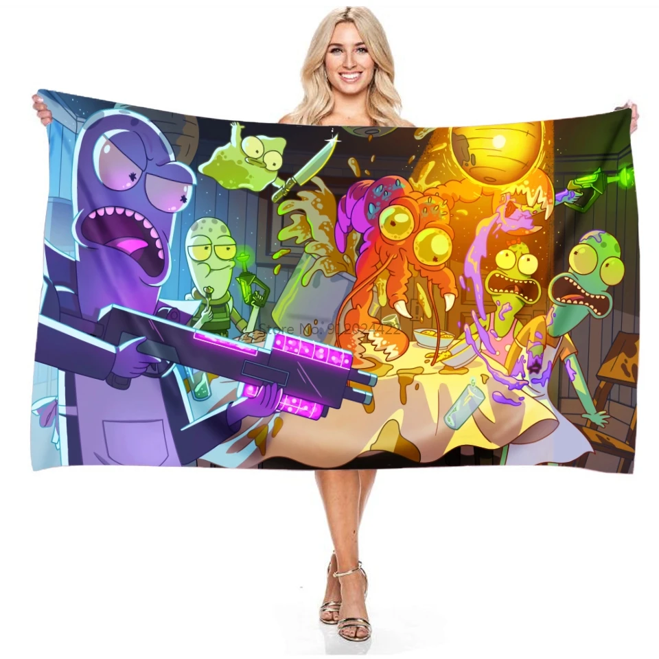 Bath Towels Digital Printing Microfibe Bathroom Shower Towel