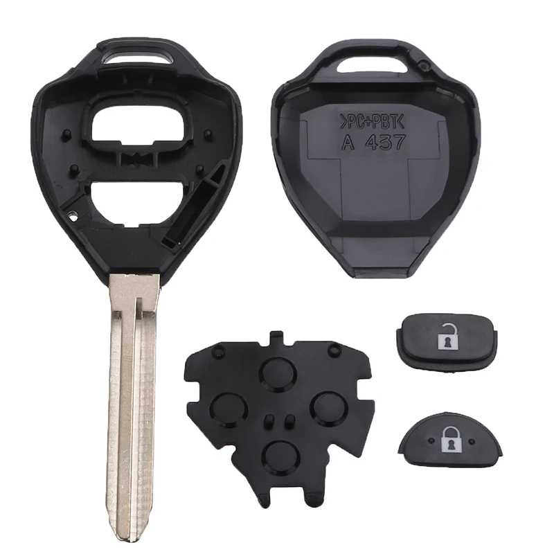 Чехол для дистанционного ключа 2 кнопки чехол Toyota Corolla Rav4 Hilux|Футляр