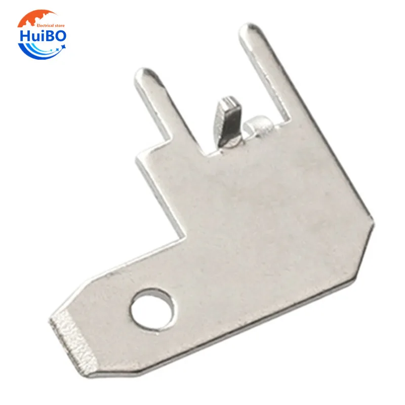 

50/100pcs 4.8 Anti-inverted inserts 187 positioning inserts PCB board flag terminal, elbow circuit board soldering lug