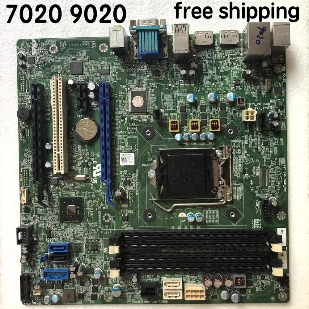 

CN-0N4YC8 For DELL Optiplex 9020 MT 7020MT motherboard CN-01PCY1 F5C5X PC5F7 motherboard100%tested fully work