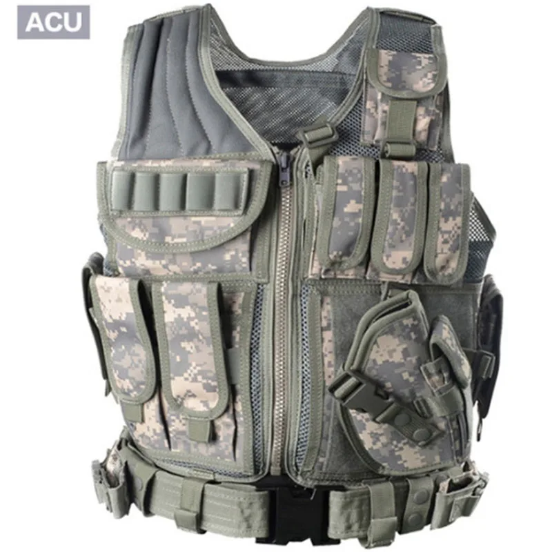 Военный жилет мужской тактический охотничий армейский Регулируемый уличный CS