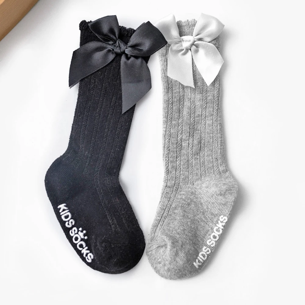 

2pcs Cotton Warm Infants Kids Casual Knee Length Socks Autumn Winter Soft Baby Baby Socks Baby Middle Tube Socks dropshipping#38