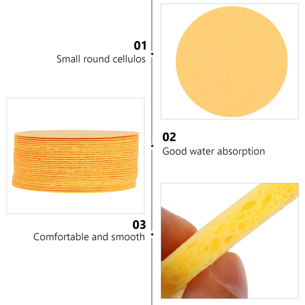

30pcs Compressed Facial Sponges Cosmetic Spa Sponges Makeup Removal Sponge