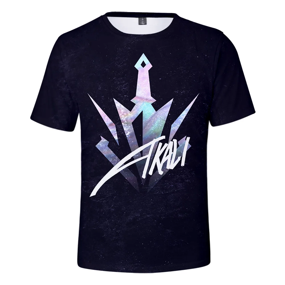 

2021 Summer League of Legends KDA Women Men Boys Short Sleeve T-shirt Streetwear O-neck Clothes Harajuku Best Game 2021 New Top