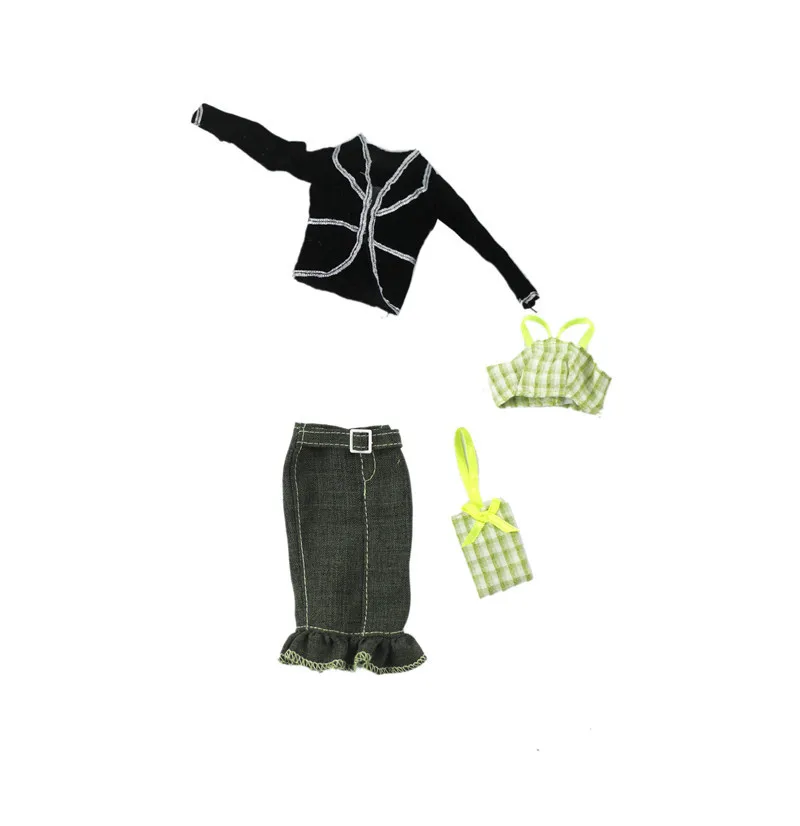 

Handmade Fashion Outfit Set Clothes for Barbie 1/6 BJD SD Blyth Doll Dress Accessories Play House Dressing Up Costume Girl Toys