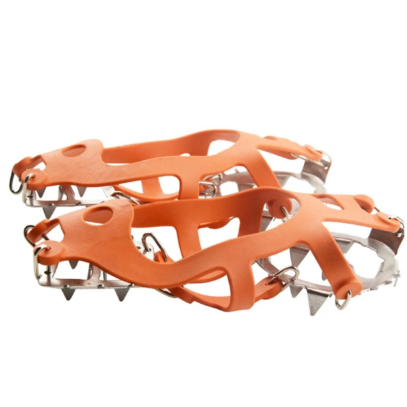 Шпилька для обуви с 18 зубцами Нескользящие скалолазание снежные шипы скобы