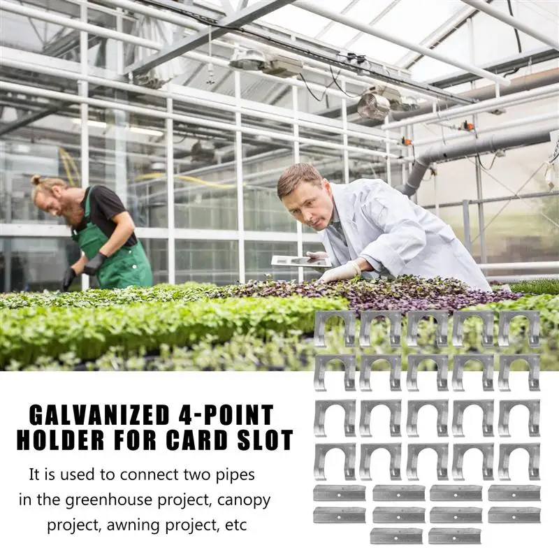 

10 Sets Greenhouse Frame Clip Prime High Quality Premium Sturdy Clamp Fixture Greenhouse Clip for Greenhouse