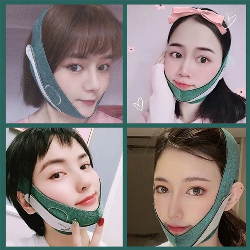 V-маска для подтяжки лица бандаж похудения подтяжка подбородка щек ремешок