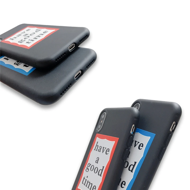 

Have a good time Case For iPhone 11 Pro X XS Max XR 7 8 6 6S Plus Luxury Candy Soft TPU Silicon Cover Couple Coque