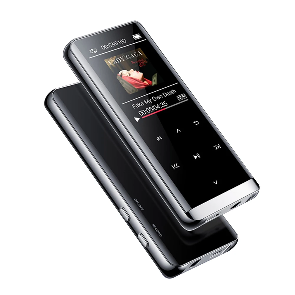 Емкостный портативный fm радио цветной дисплей Bluetooth Lyrics Synchron Многоязычный MP3
